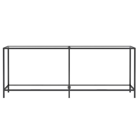 VidaXL Stolik konsolowy, przezroczysty, 200x35x75,5cm, szkło hartowane VidaXL Stolik konsolowy, przezroczysty, 200x35x75,5cm, szkło hartowane