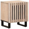 VidaXL Szafki nocne, 2 szt., 40x33x46 cm, bielone drewno mango