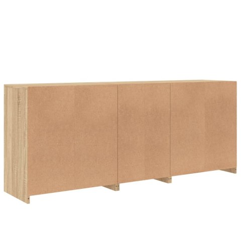 VidaXL Szafka z oświetleniem LED, dąb sonoma, 162x37x67 cm VidaXL Szafka z oświetleniem LED, dąb sonoma, 162x37x67 cm