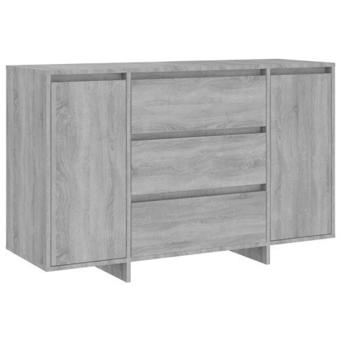 VidaXL Komoda z 3 szufladami, szary dąb sonoma, 120x41x75 cm VidaXL Komoda z 3 szufladami, szary dąb sonoma, 120x41x75 cm
