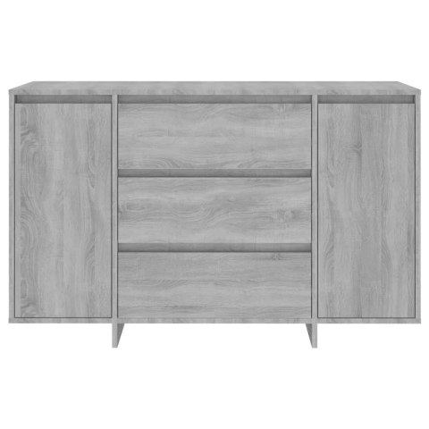 VidaXL Komoda z 3 szufladami, szary dąb sonoma, 120x41x75 cm VidaXL Komoda z 3 szufladami, szary dąb sonoma, 120x41x75 cm
