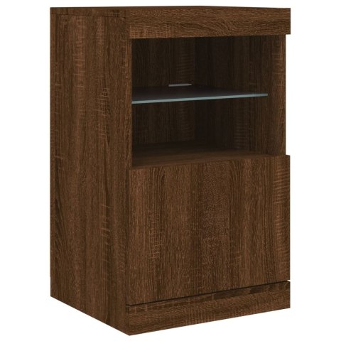 VidaXL Szafka z oświetleniem LED, brązowy dąb, 41x37x67 cm VidaXL Szafka z oświetleniem LED, brązowy dąb, 41x37x67 cm
