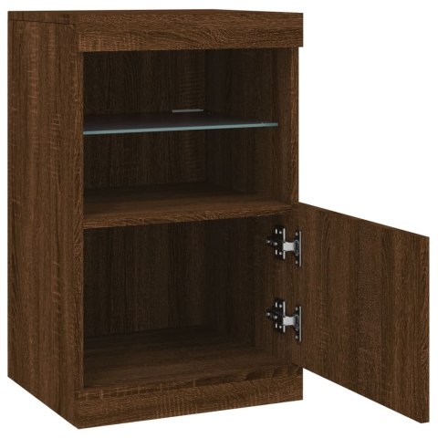 VidaXL Szafka z oświetleniem LED, brązowy dąb, 41x37x67 cm VidaXL Szafka z oświetleniem LED, brązowy dąb, 41x37x67 cm