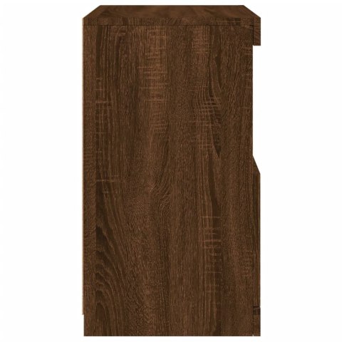 VidaXL Szafka z oświetleniem LED, brązowy dąb, 41x37x67 cm VidaXL Szafka z oświetleniem LED, brązowy dąb, 41x37x67 cm