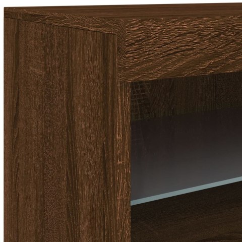 VidaXL Szafka z oświetleniem LED, brązowy dąb, 41x37x67 cm VidaXL Szafka z oświetleniem LED, brązowy dąb, 41x37x67 cm