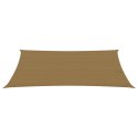 VidaXL Żagiel przeciwsłoneczny, 160 g/m², taupe, 6x8 m, HDPE