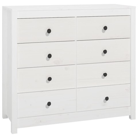 VidaXL Komoda,biały, 100x40x90 cm, lite drewno sosnowe VidaXL Komoda,biały, 100x40x90 cm, lite drewno sosnowe