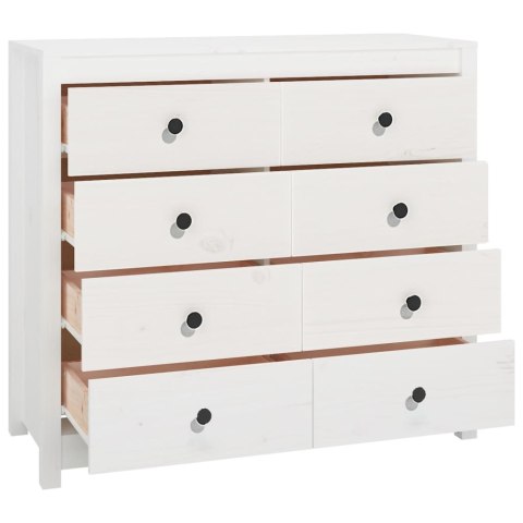VidaXL Komoda,biały, 100x40x90 cm, lite drewno sosnowe VidaXL Komoda,biały, 100x40x90 cm, lite drewno sosnowe