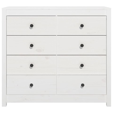 VidaXL Komoda,biały, 100x40x90 cm, lite drewno sosnowe VidaXL Komoda,biały, 100x40x90 cm, lite drewno sosnowe