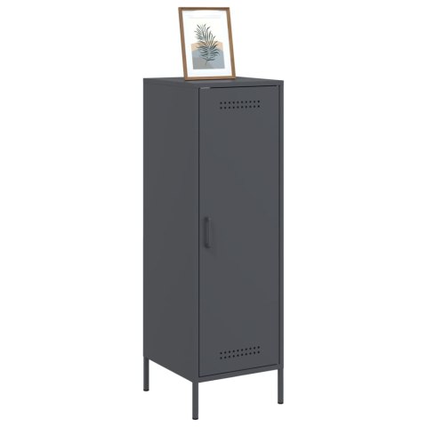 VidaXL Szafka, antracytowa, 36x39x113 cm, stal VidaXL Szafka, antracytowa, 36x39x113 cm, stal