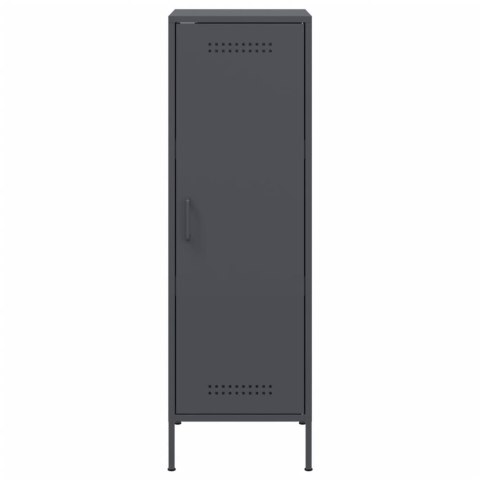 VidaXL Szafka, antracytowa, 36x39x113 cm, stal VidaXL Szafka, antracytowa, 36x39x113 cm, stal