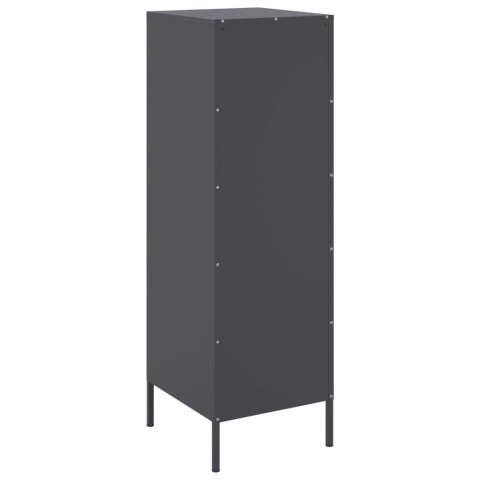VidaXL Szafka, antracytowa, 36x39x113 cm, stal VidaXL Szafka, antracytowa, 36x39x113 cm, stal
