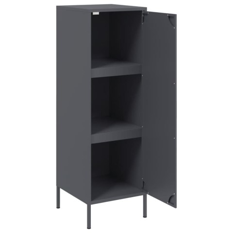 VidaXL Szafka, antracytowa, 36x39x113 cm, stal VidaXL Szafka, antracytowa, 36x39x113 cm, stal