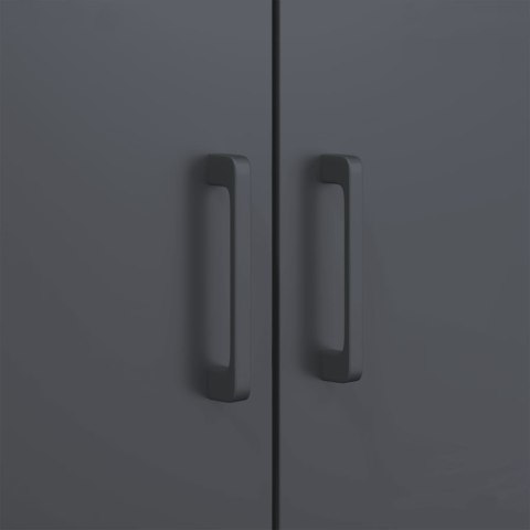 VidaXL Szafka, antracytowa, 68x39x113 cm, stal VidaXL Szafka, antracytowa, 68x39x113 cm, stal