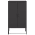 VidaXL Szafka, czarna, 68,5x38,5x123,5 cm, stal