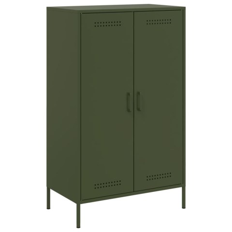 VidaXL Szafka, oliwkowa, 68x39x113 cm, stal VidaXL Szafka, oliwkowa, 68x39x113 cm, stal