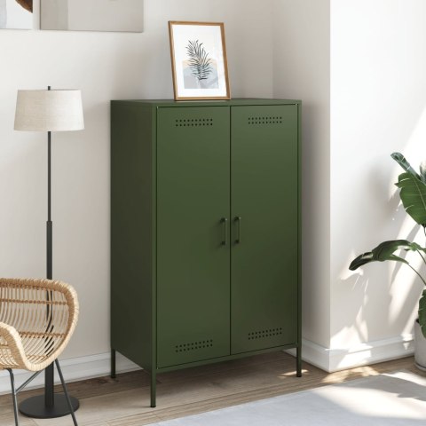 VidaXL Szafka, oliwkowa, 68x39x113 cm, stal VidaXL Szafka, oliwkowa, 68x39x113 cm, stal