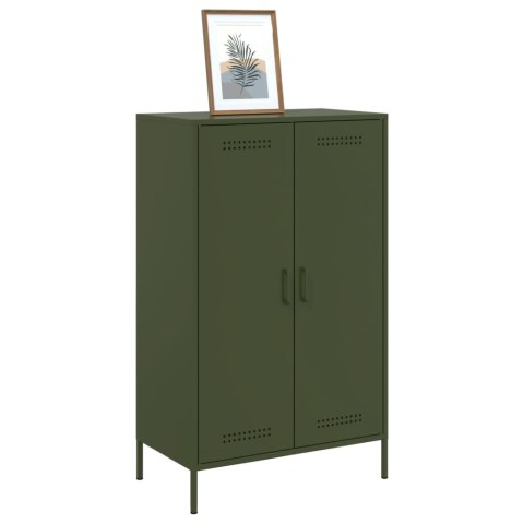 VidaXL Szafka, oliwkowa, 68x39x113 cm, stal VidaXL Szafka, oliwkowa, 68x39x113 cm, stal