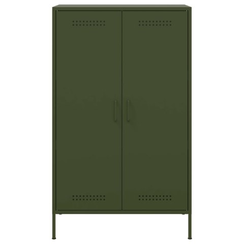 VidaXL Szafka, oliwkowa, 68x39x113 cm, stal VidaXL Szafka, oliwkowa, 68x39x113 cm, stal