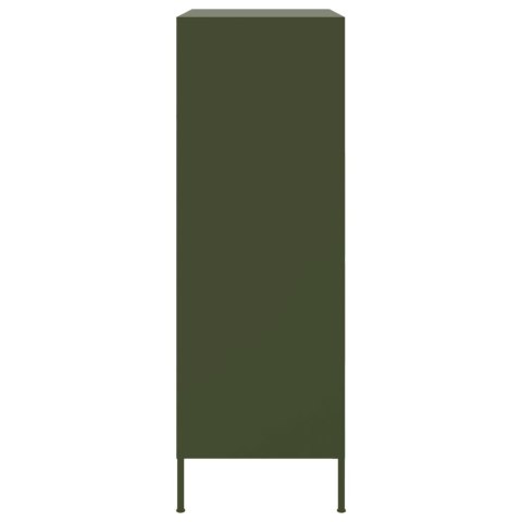 VidaXL Szafka, oliwkowa, 68x39x113 cm, stal VidaXL Szafka, oliwkowa, 68x39x113 cm, stal