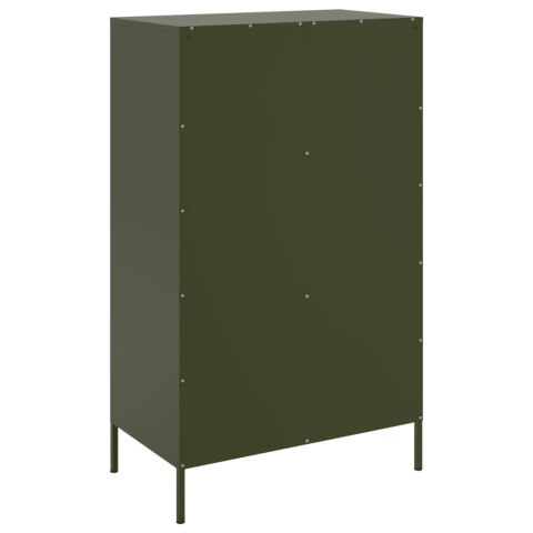 VidaXL Szafka, oliwkowa, 68x39x113 cm, stal VidaXL Szafka, oliwkowa, 68x39x113 cm, stal