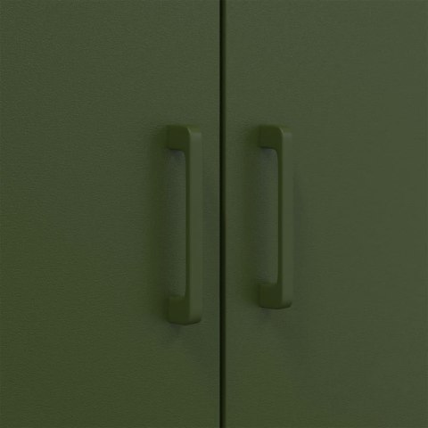 VidaXL Szafka, oliwkowa, 68x39x113 cm, stal VidaXL Szafka, oliwkowa, 68x39x113 cm, stal