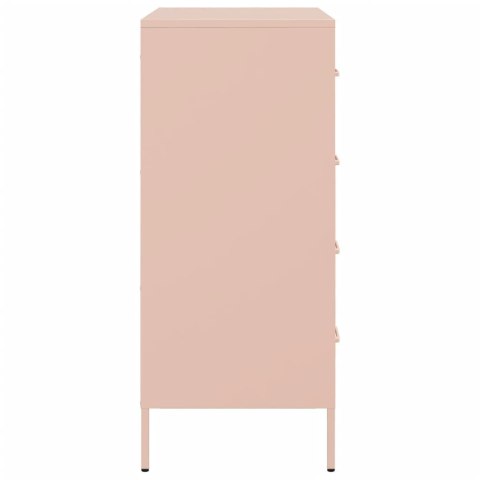 VidaXL Szafka, różowa, 68x39x89 cm, stal VidaXL Szafka, różowa, 68x39x89 cm, stal