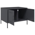 VidaXL Stolik kawowy, antracyt, 68x50x50,5 cm, stal walcowana na zimno