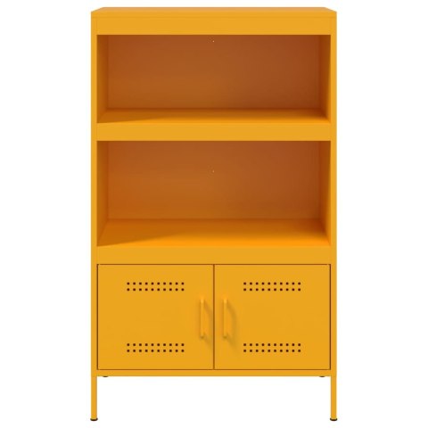 VidaXL Szafka, musztardowa, 68x39x113 cm, stalowa VidaXL Szafka, musztardowa, 68x39x113 cm, stalowa