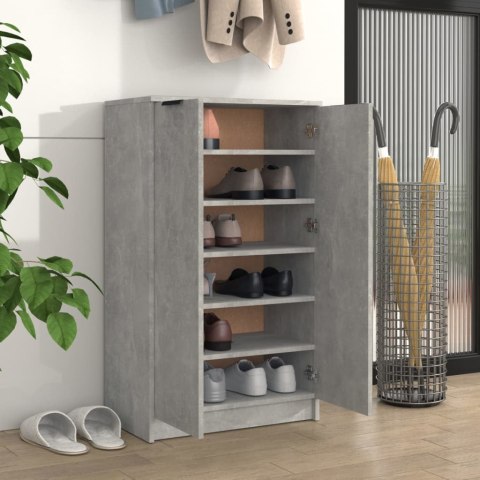 VidaXL Szafka na buty, szarość betonu, 59x35x100 cm VidaXL Szafka na buty, szarość betonu, 59x35x100 cm
