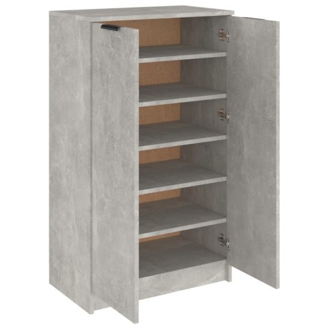 VidaXL Szafka na buty, szarość betonu, 59x35x100 cm VidaXL Szafka na buty, szarość betonu, 59x35x100 cm