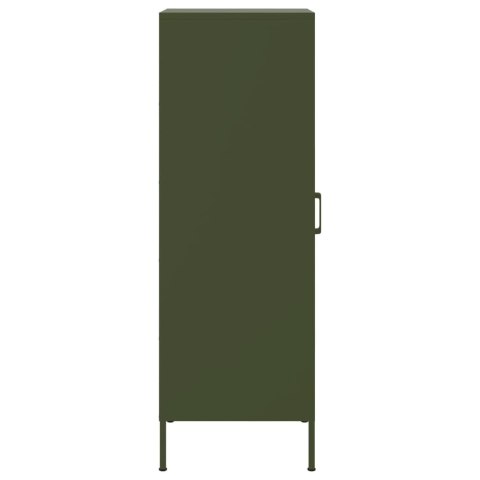 VidaXL Szafka, oliwkowa, 36x39x113 cm, stal VidaXL Szafka, oliwkowa, 36x39x113 cm, stal