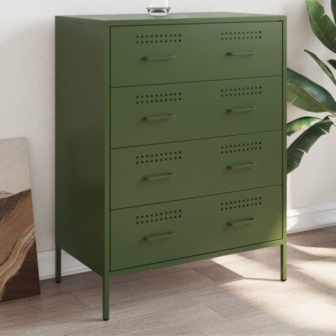 VidaXL Szafka, oliwkowa, 68x39x89 cm, stal VidaXL Szafka, oliwkowa, 68x39x89 cm, stal