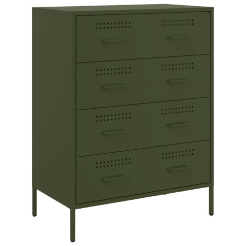 VidaXL Szafka, oliwkowa, 68x39x89 cm, stal VidaXL Szafka, oliwkowa, 68x39x89 cm, stal