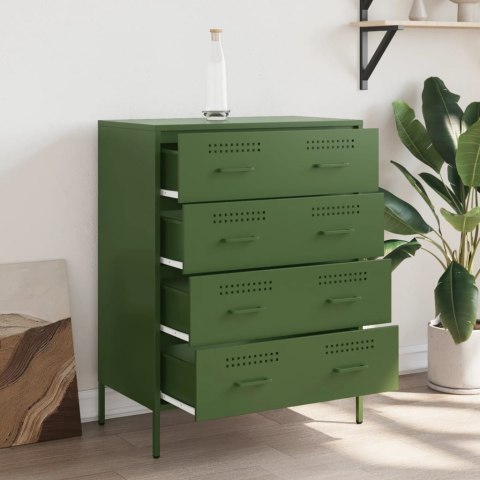 VidaXL Szafka, oliwkowa, 68x39x89 cm, stal VidaXL Szafka, oliwkowa, 68x39x89 cm, stal