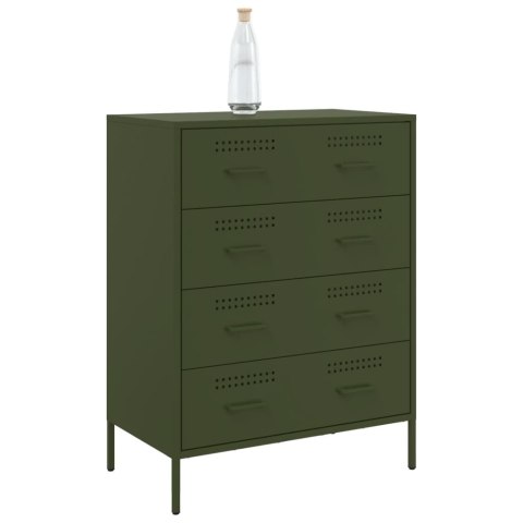 VidaXL Szafka, oliwkowa, 68x39x89 cm, stal VidaXL Szafka, oliwkowa, 68x39x89 cm, stal
