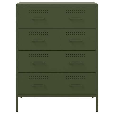 VidaXL Szafka, oliwkowa, 68x39x89 cm, stal VidaXL Szafka, oliwkowa, 68x39x89 cm, stal