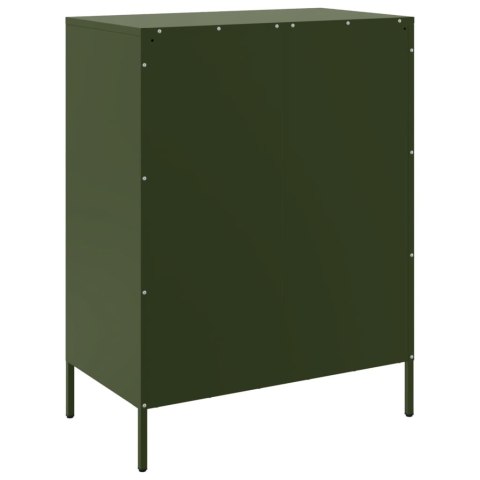 VidaXL Szafka, oliwkowa, 68x39x89 cm, stal VidaXL Szafka, oliwkowa, 68x39x89 cm, stal
