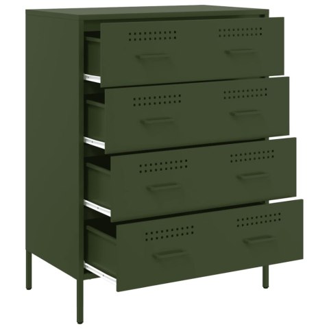 VidaXL Szafka, oliwkowa, 68x39x89 cm, stal VidaXL Szafka, oliwkowa, 68x39x89 cm, stal