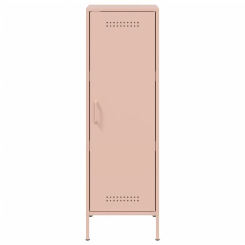 VidaXL Szafka, różowa, 36x39x113 cm, stal VidaXL Szafka, różowa, 36x39x113 cm, stal