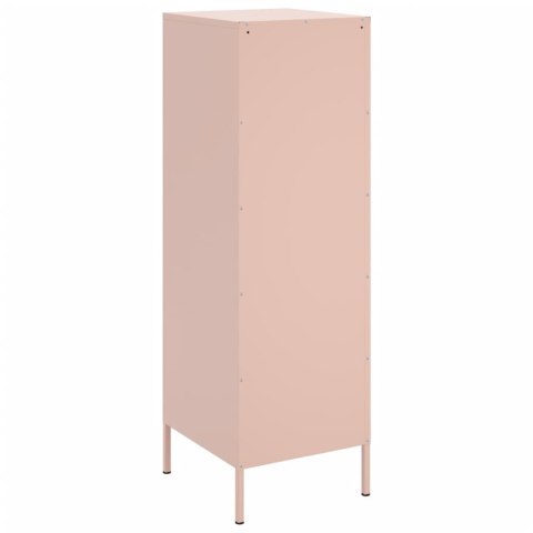 VidaXL Szafka, różowa, 36x39x113 cm, stal VidaXL Szafka, różowa, 36x39x113 cm, stal