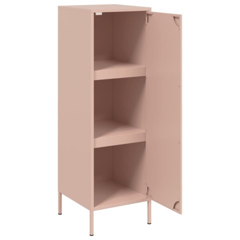VidaXL Szafka, różowa, 36x39x113 cm, stal VidaXL Szafka, różowa, 36x39x113 cm, stal