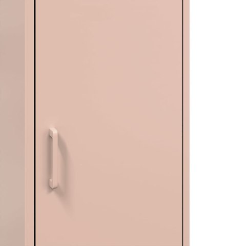 VidaXL Szafka, różowa, 36x39x113 cm, stal VidaXL Szafka, różowa, 36x39x113 cm, stal