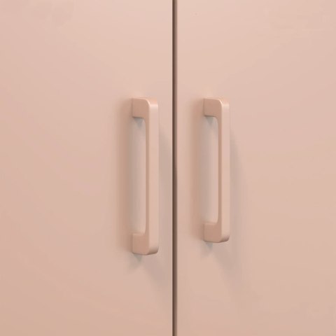 VidaXL Szafka, różowa, 68x39x113 cm, stal VidaXL Szafka, różowa, 68x39x113 cm, stal