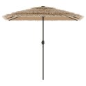 VidaXL Parasol ogrodowy na stalowym słupku, brązowy, 248x248x248 cm