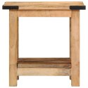 VidaXL Stolik boczny, 40x30x40 cm, surowe drewno mango