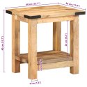 VidaXL Stolik boczny, 40x30x40 cm, surowe drewno mango