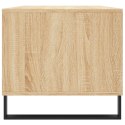 VidaXL Stolik kawowy, dąb sonoma 90x49x45 cm, materiał drewnopochodny