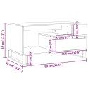 VidaXL Stolik kawowy, dąb sonoma 90x49x45 cm, materiał drewnopochodny