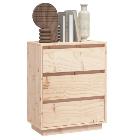 VidaXL Szafka, 60 x 34 x 75 cm, lite drewno sosnowe VidaXL Szafka, 60 x 34 x 75 cm, lite drewno sosnowe